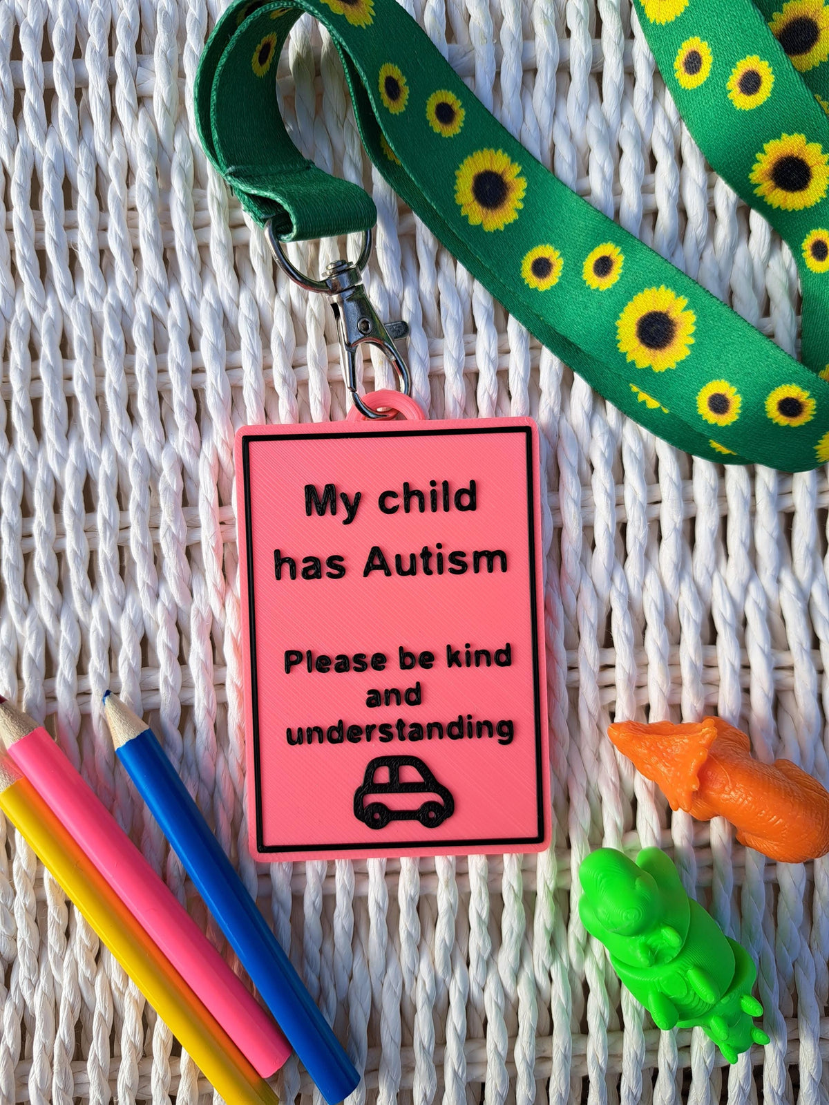 Talk Tag My Child Has Autism - Awareness Talk Tag – SEN Talk Tags Ltd