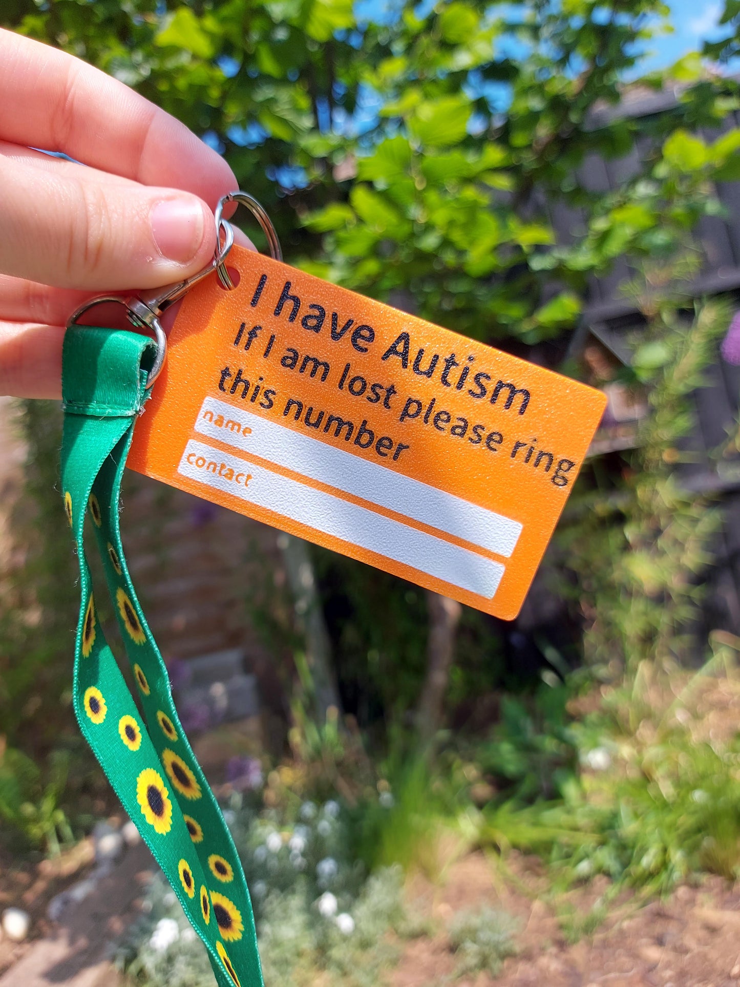 Personalised Autism Info Card – “If I Am Lost” Emergency Contact Card